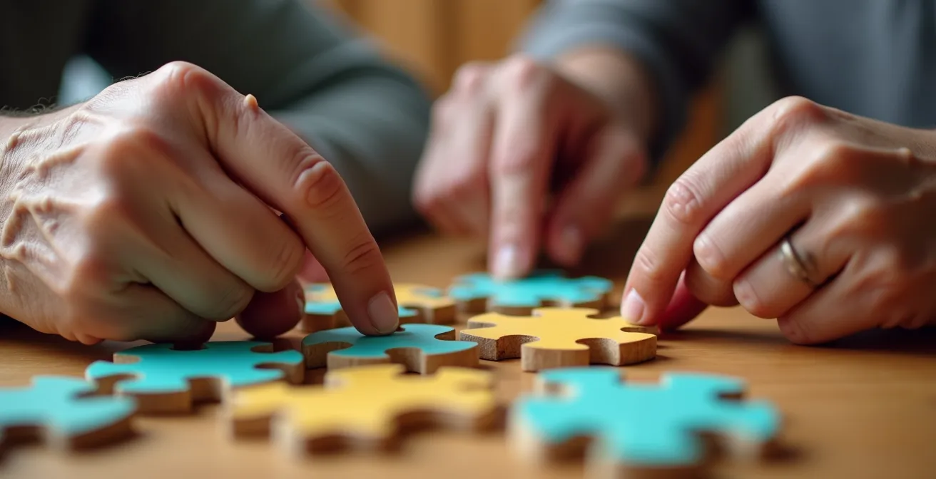 Professionisti senior e giovani che lavorano insieme su progetto innovativo con tecnologia e esperienza