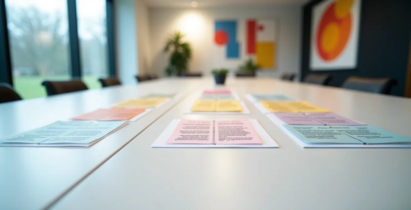 Visualizzazione tridimensionale di una matrice SWOT-TOWS con indicatori economici